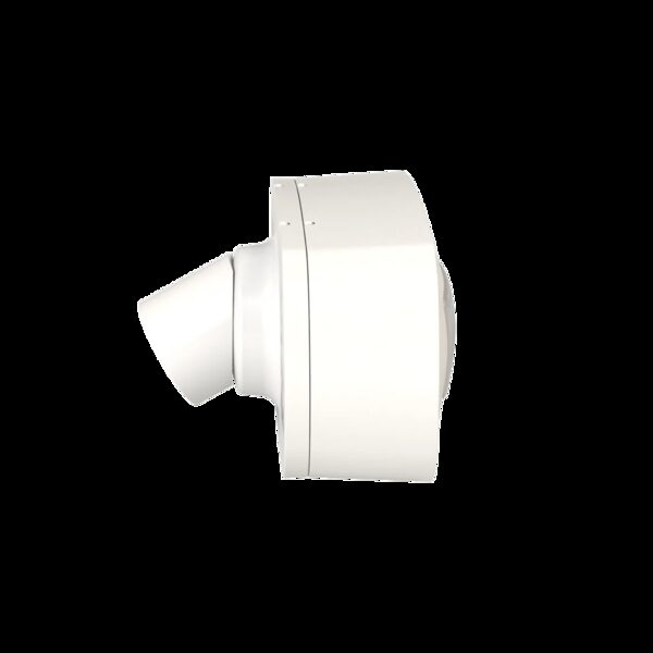 A white Lightwave smart motion sensor shown in side profile on a plain white background