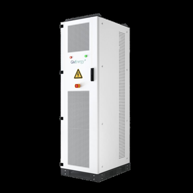 A white GivEnergy All In One home battery storage unit shown against a plain white background
