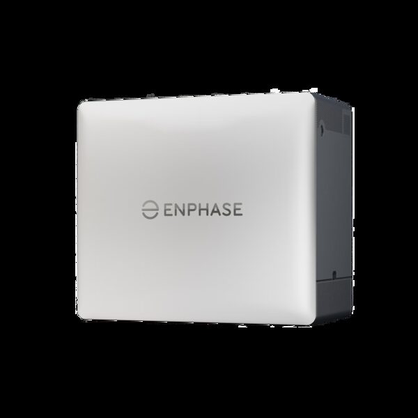 A white Enphase IQ Battery 10C home battery unit shown against a plain white background