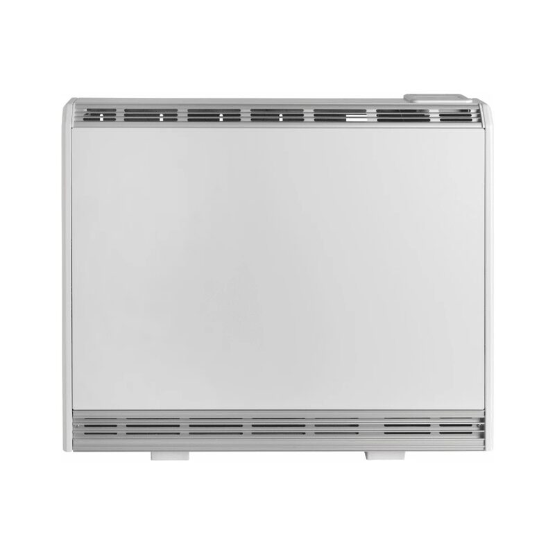 A white Creda electric storage heater shown against a plain white background